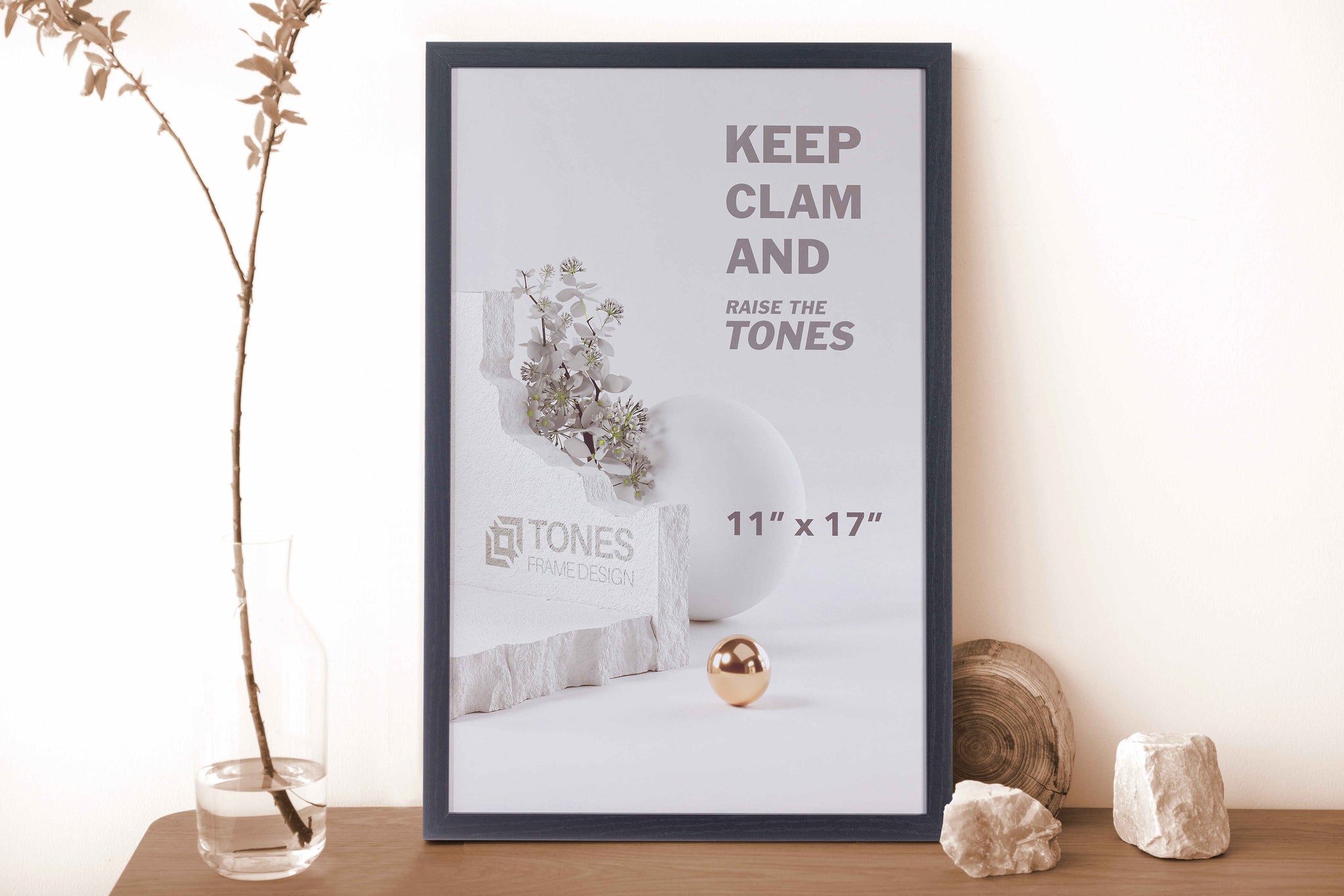 28x43 cm Dendro Wooden Gallery Frame | Tones Frame Design