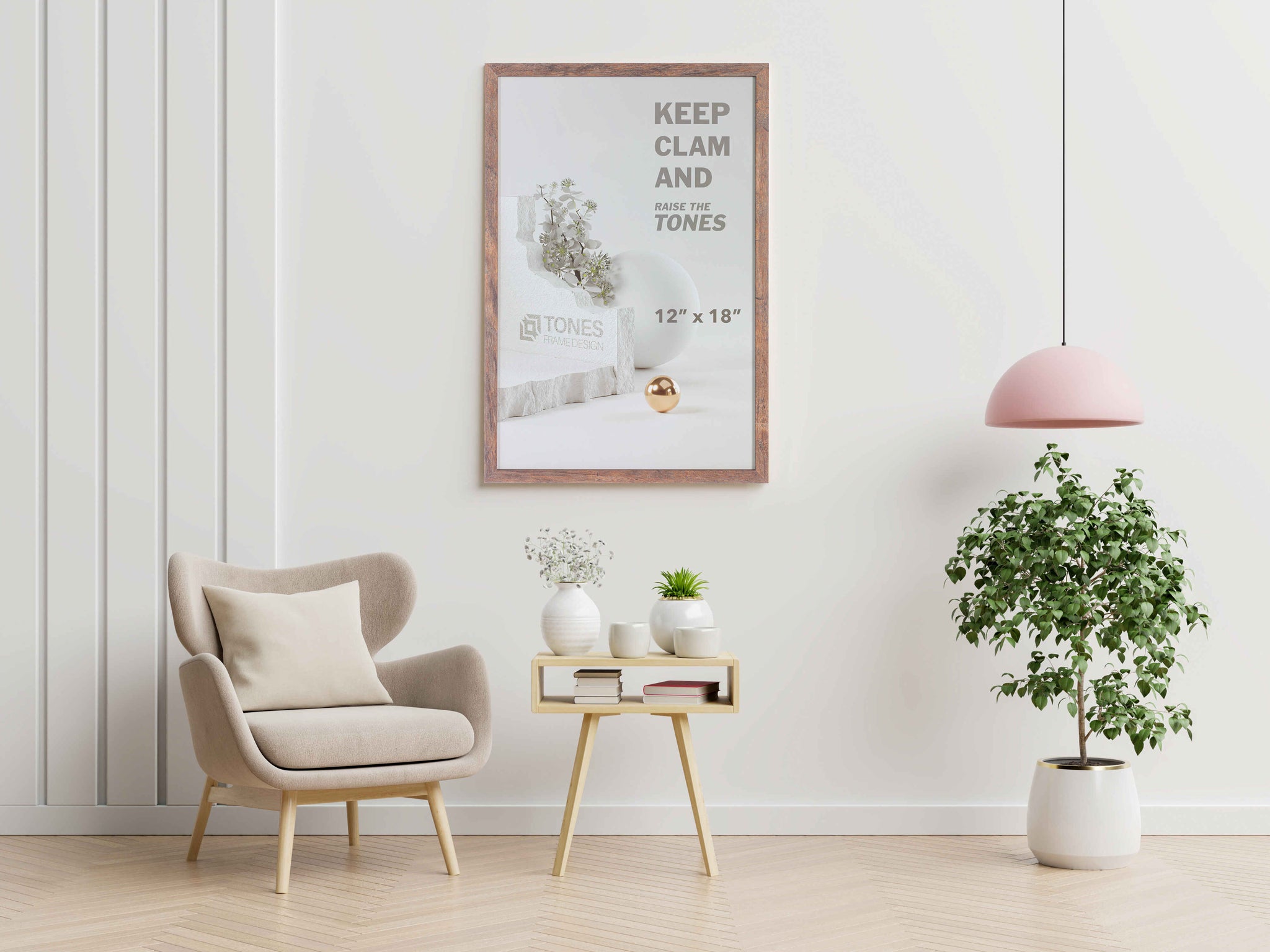 12x18 Dendro Wooden Gallery Frame _ Tones Picture Frame Design