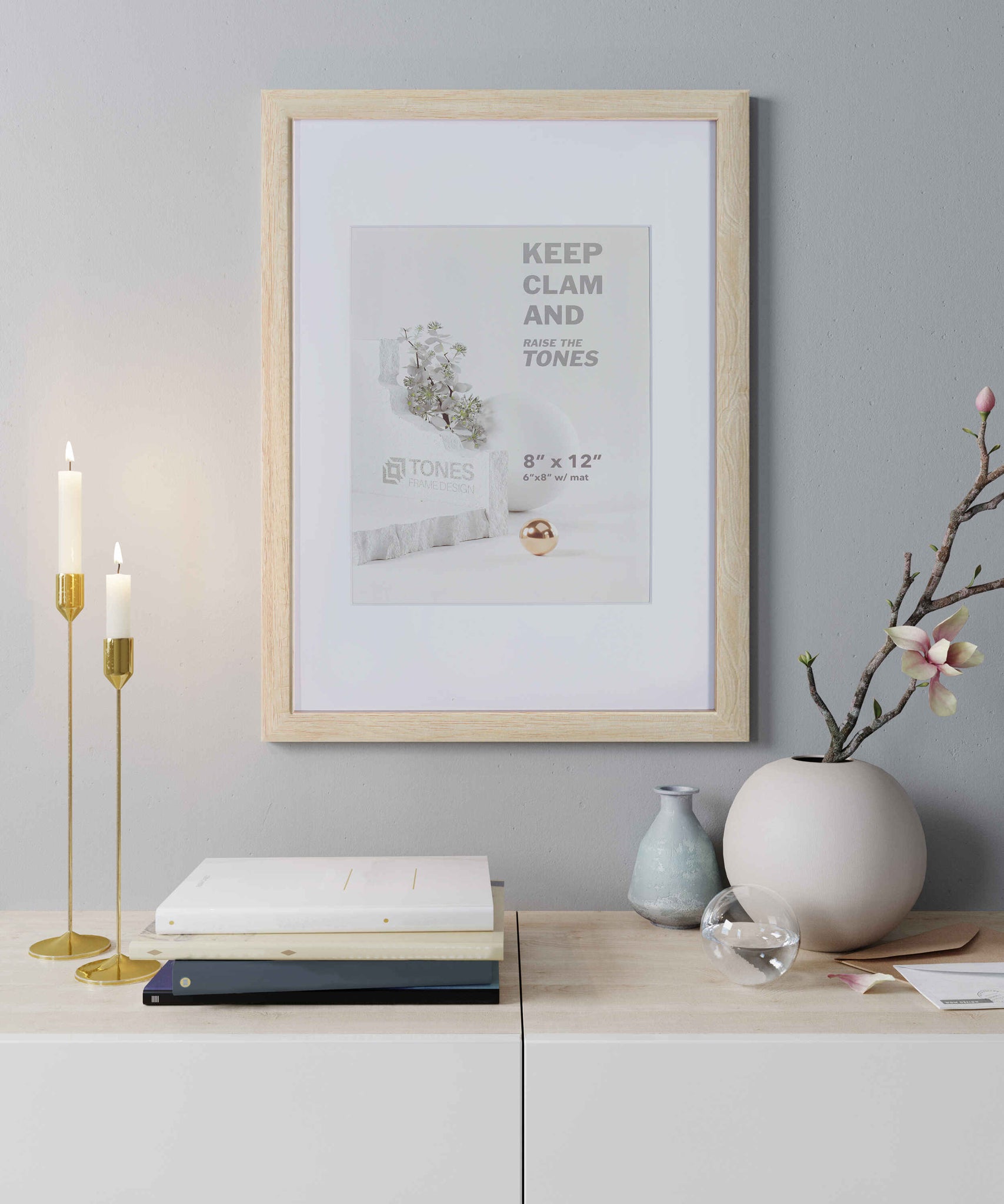 8x12 Dendro Wooden Gallery Frame | Tones Frame Design
