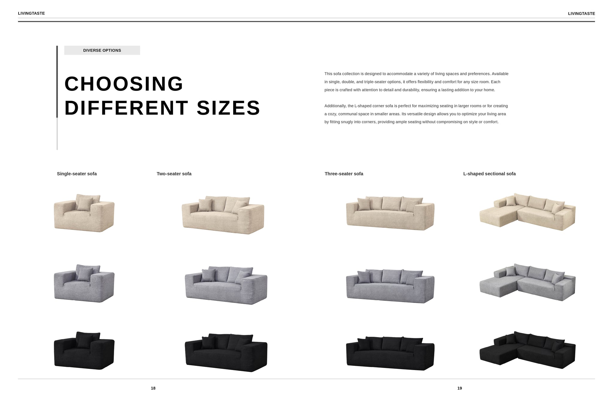 Elegant flex Grey Triple-Seat Sofa
