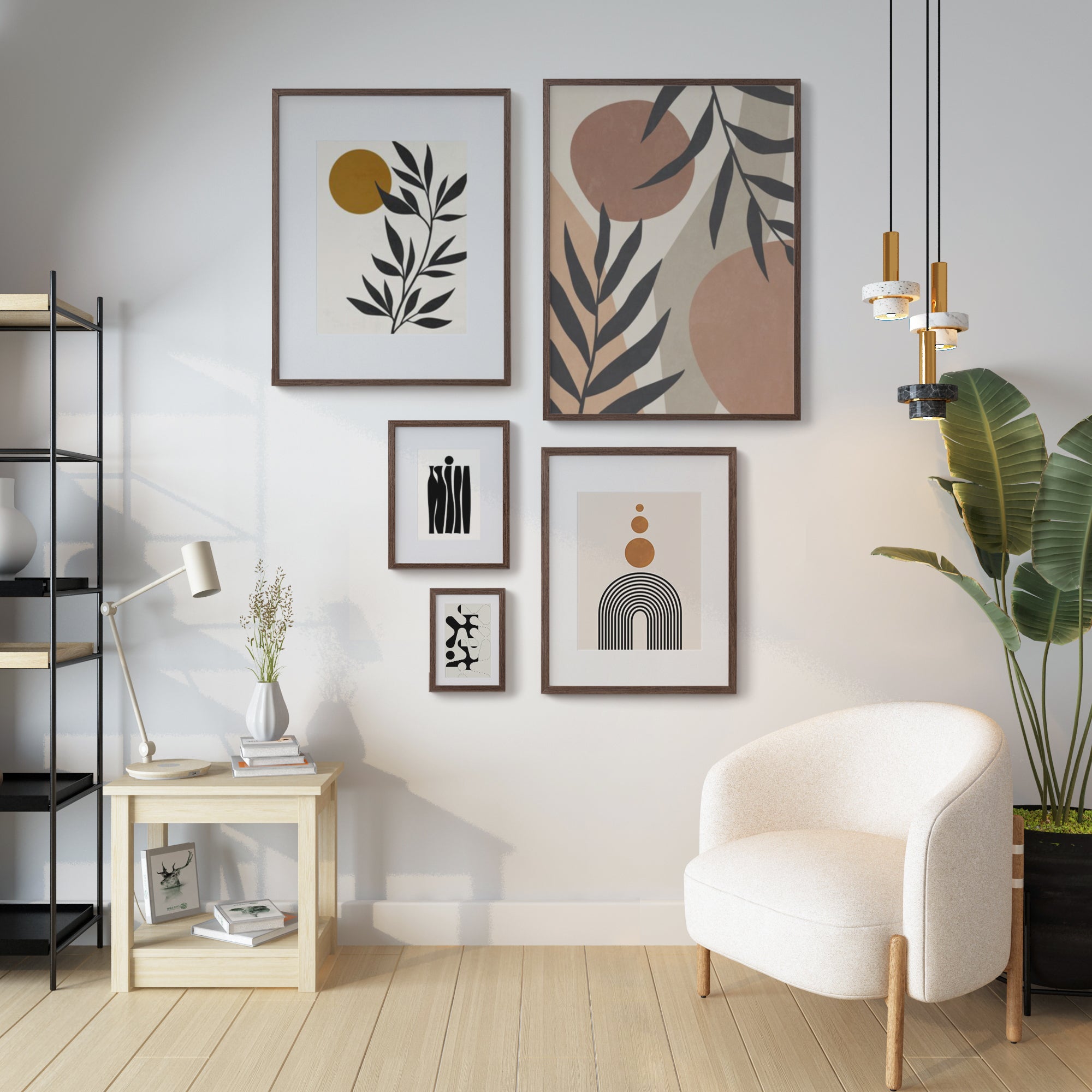11x14 Dryades Oak Brown Wooden Frame | 28x36 cm