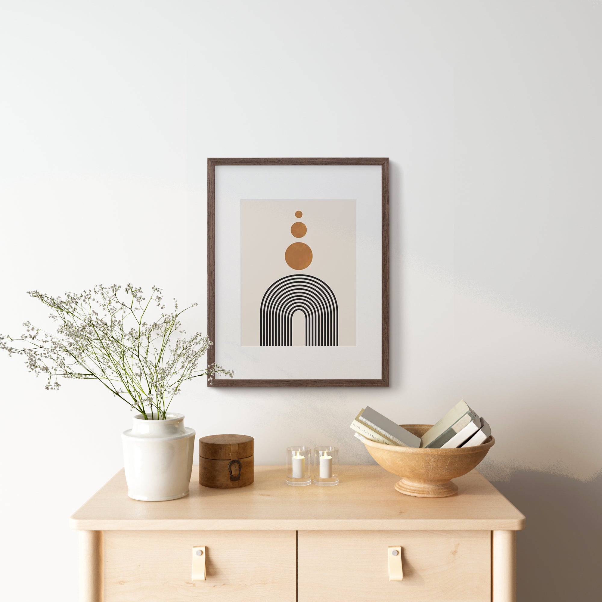11x14 Dryades Oak Brown Wooden Frame | 28x36 cm