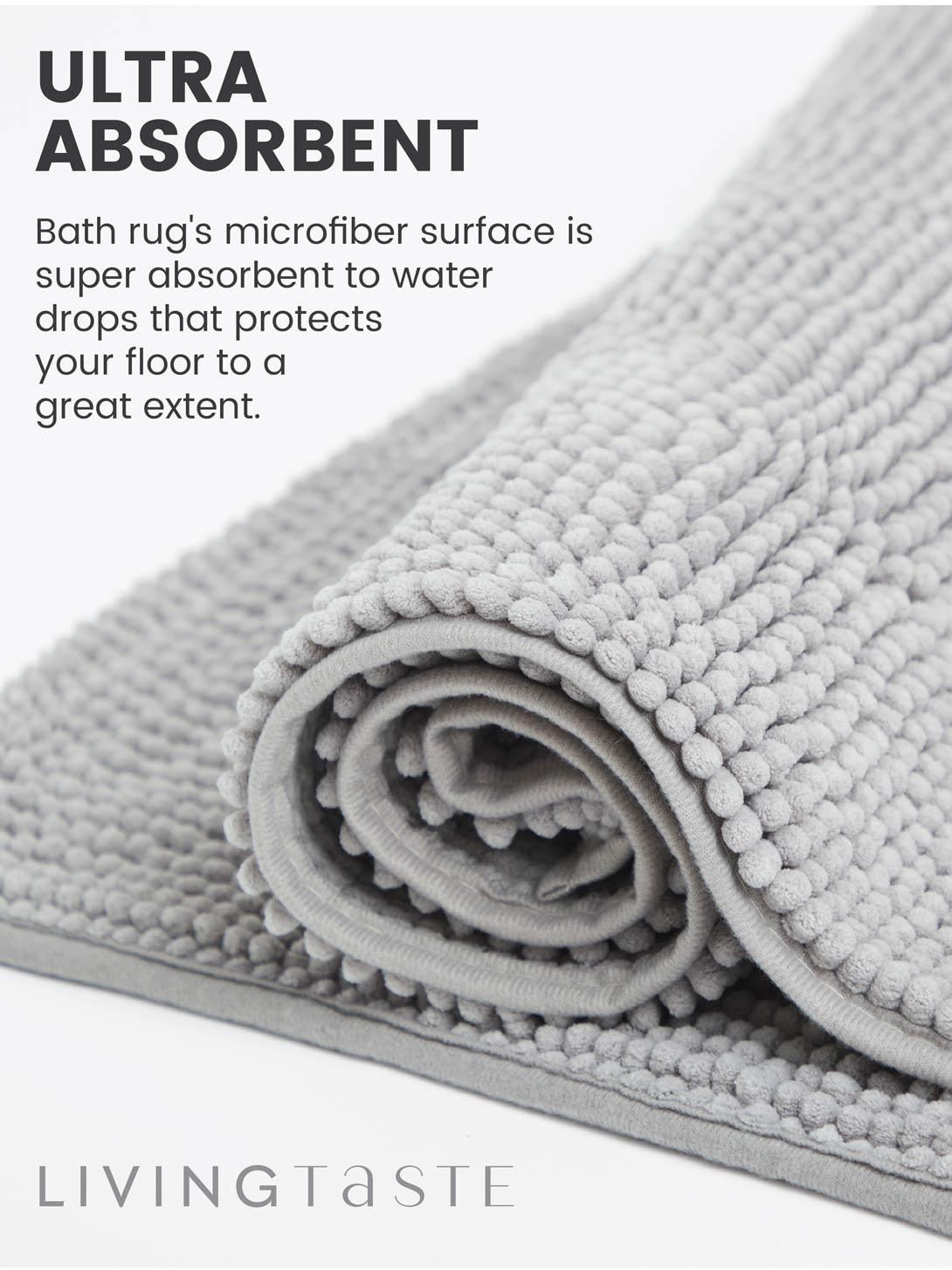 Ultra Soft Bath Rug-GREY