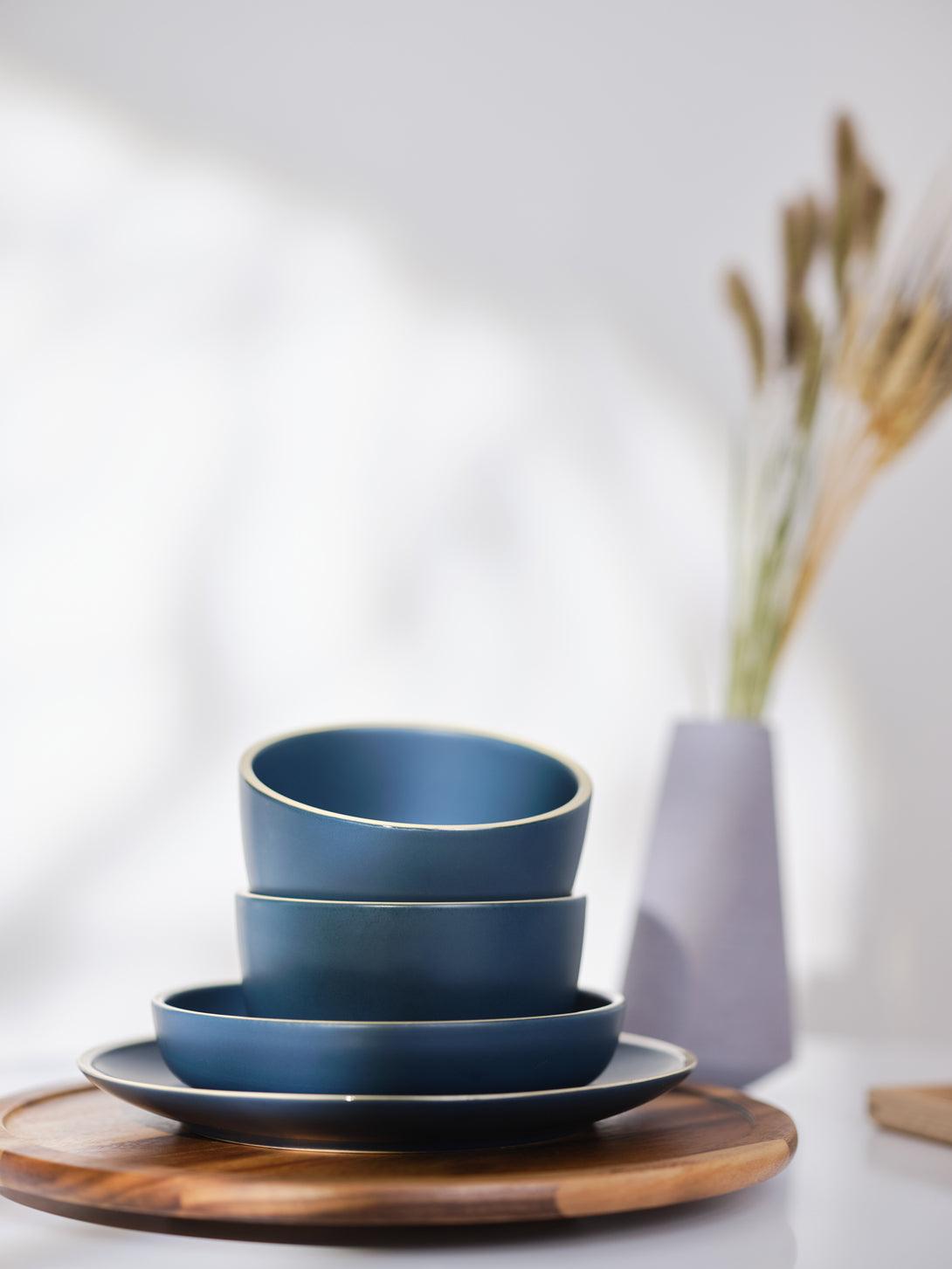 Morandi Ceramic Tableware-Blue