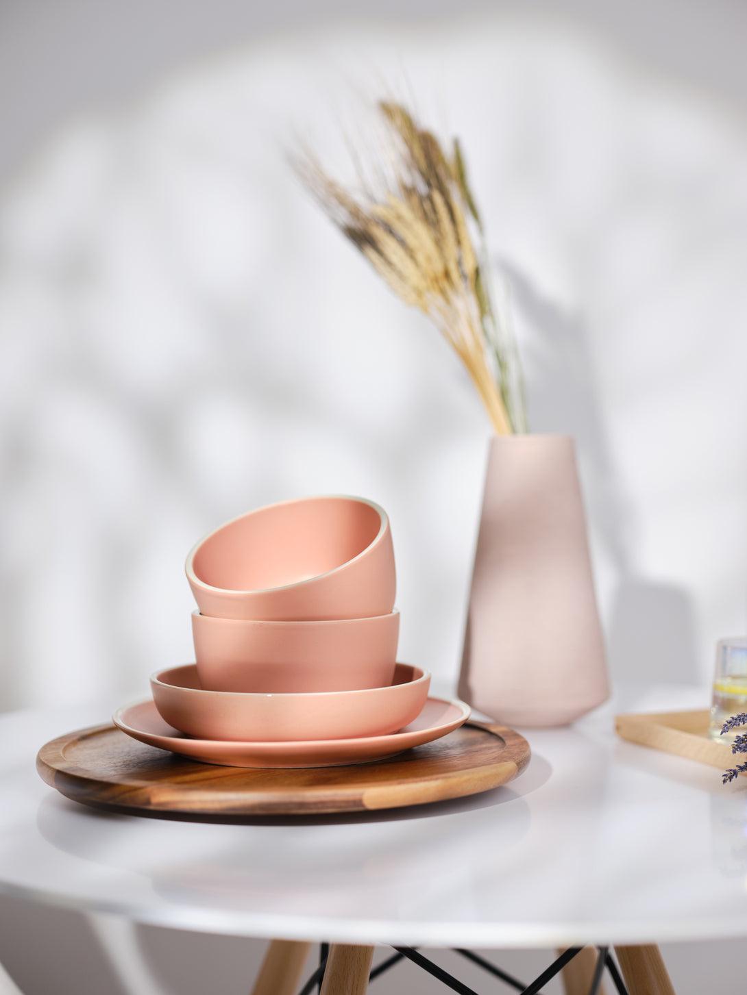 Morandi Ceramic Tableware-Pink