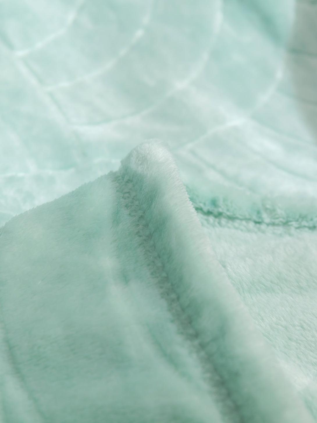 Flannel Fleece Blanket-Green